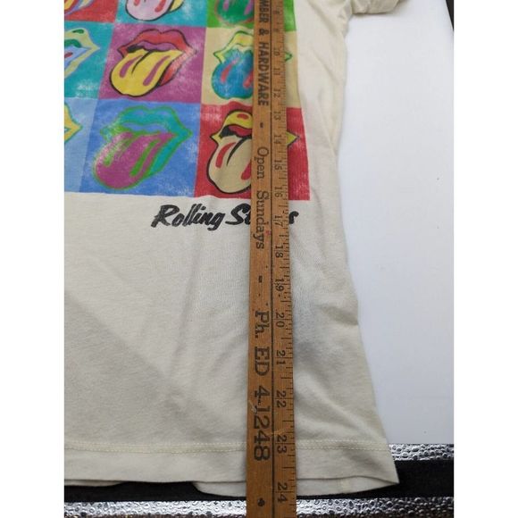 Rolling Stones 1989 North American Tour T Shirt Women's L Made In the USA - Picture 8 of 8